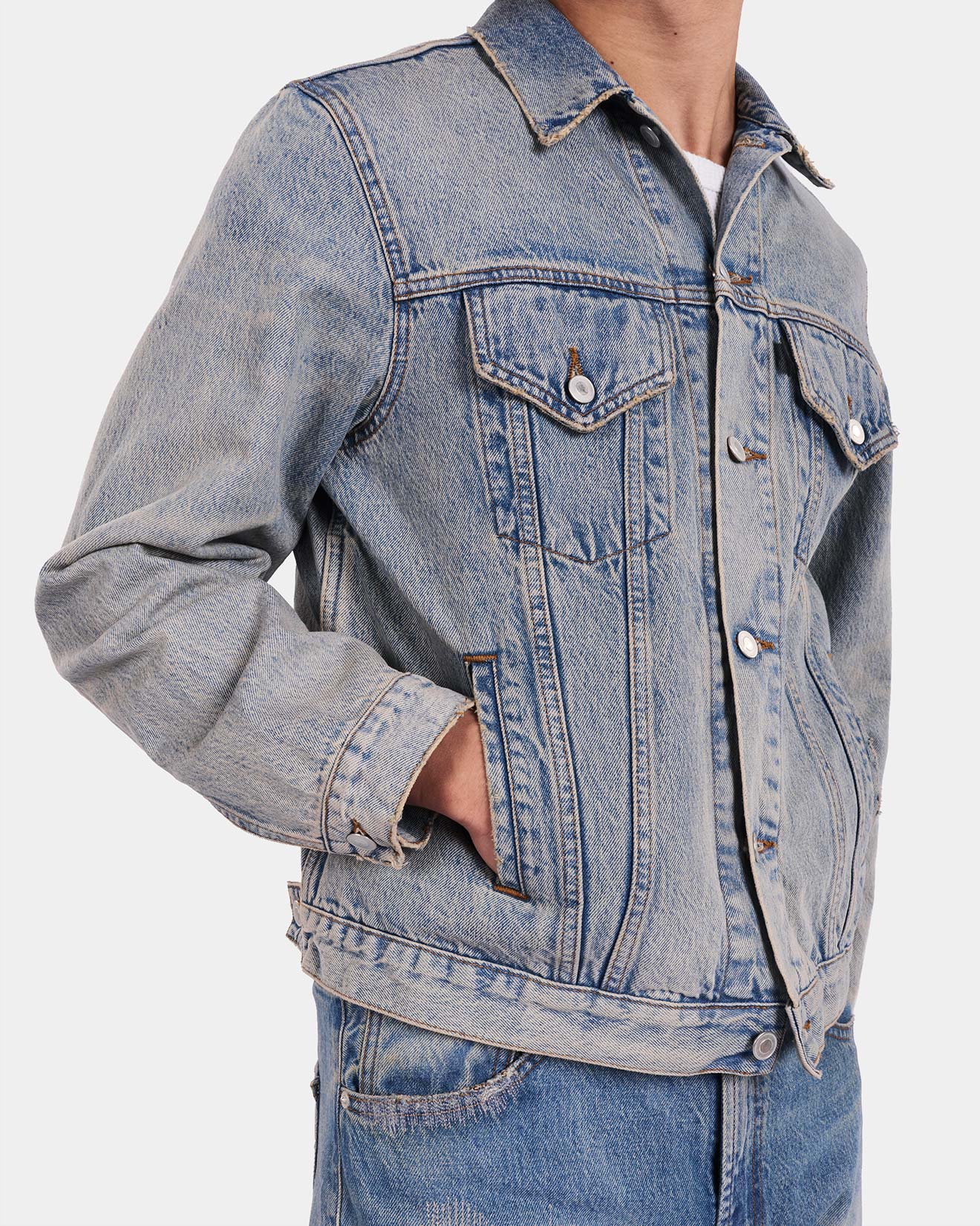 VINTAGE INDIGO TYPE III DENIM JACKET – O. FILES