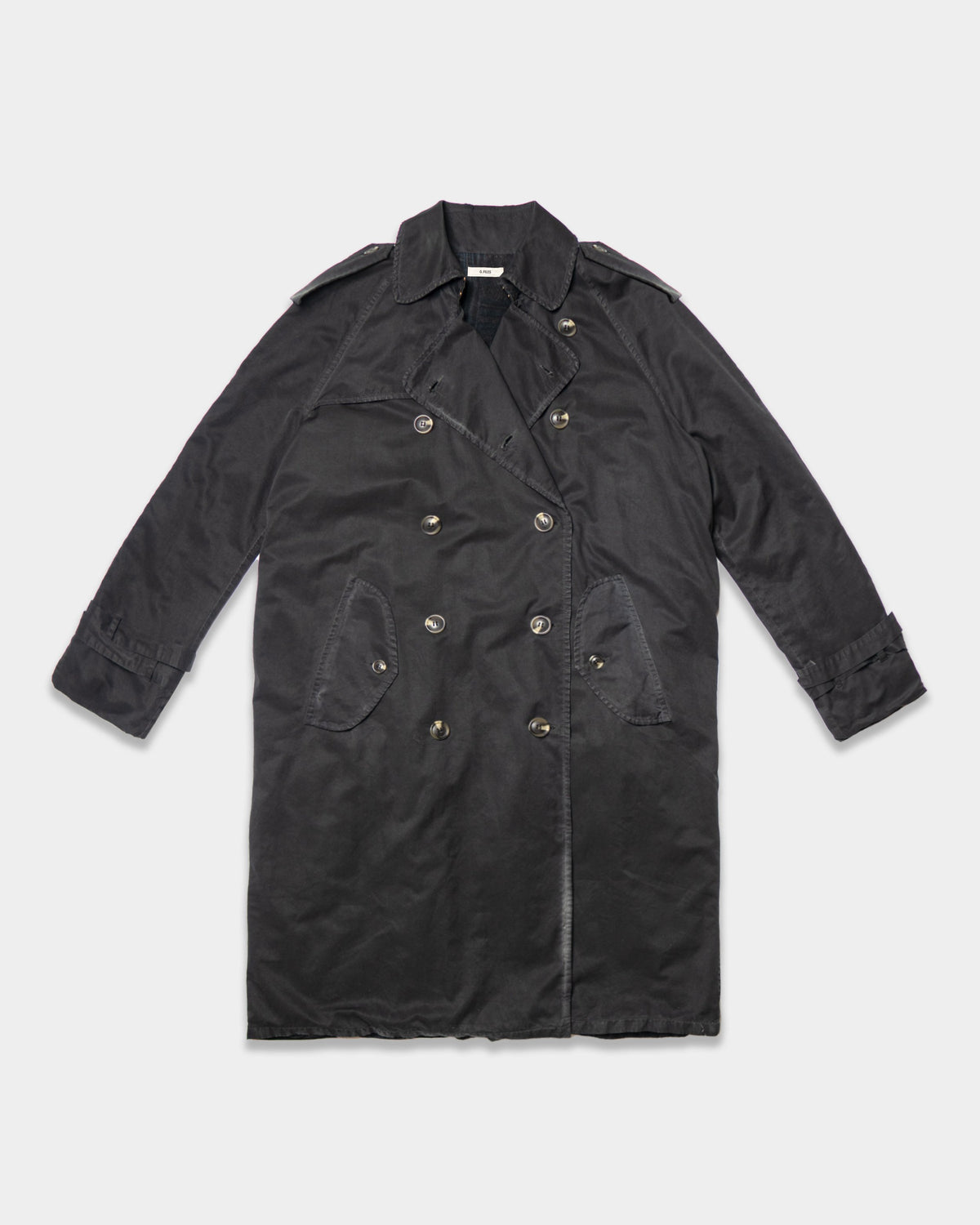 TRENCH COAT (MUD BLACK)