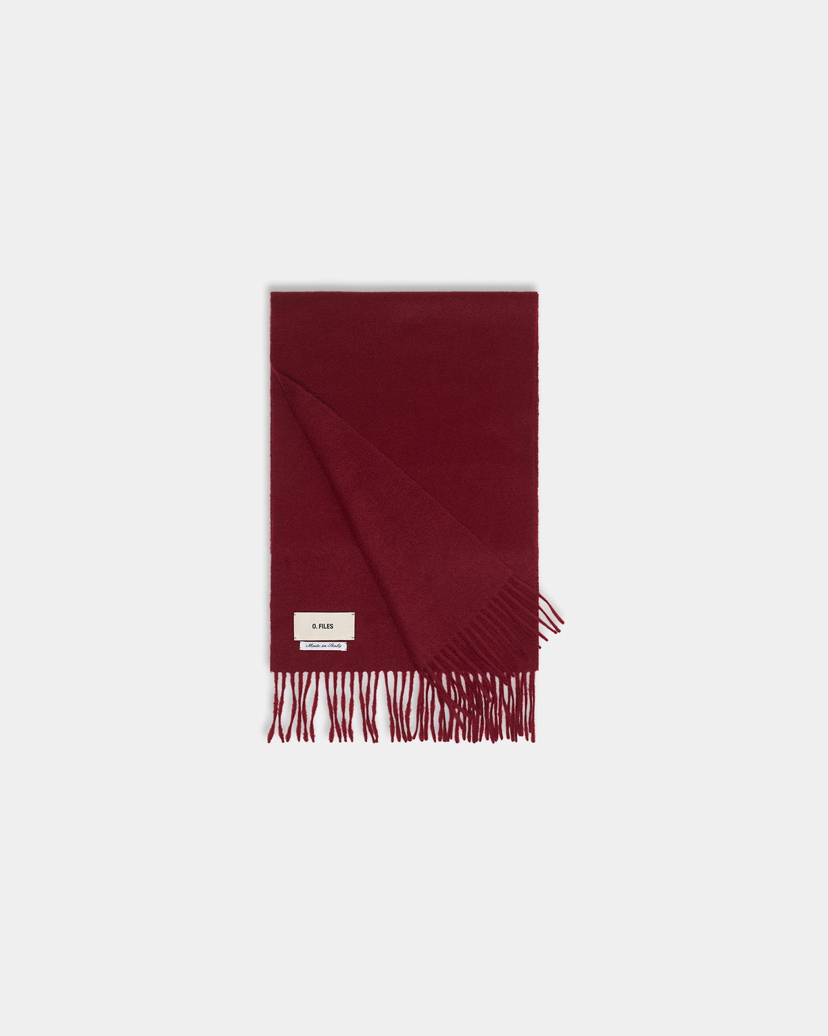 CASHMERE SCARF in savvy red