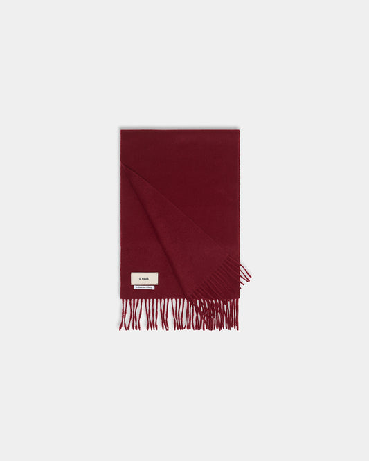 CASHMERE SCARF in savvy red