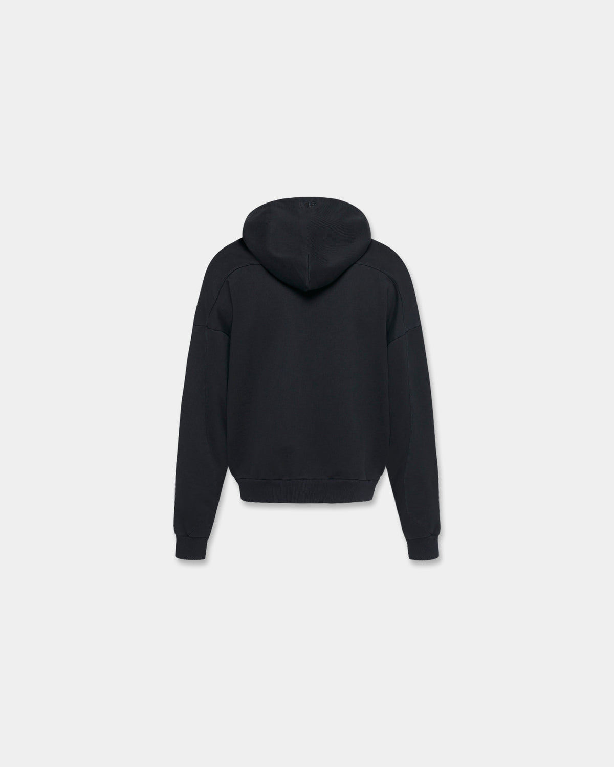 ORIGAMI SEAM HOODIE in black