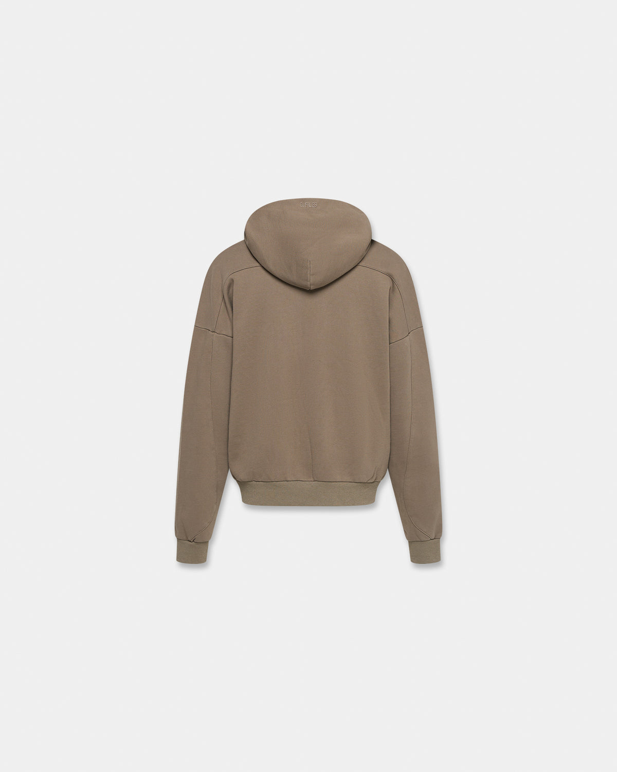 ORIGAMI SEAM HOODIE in khaki green