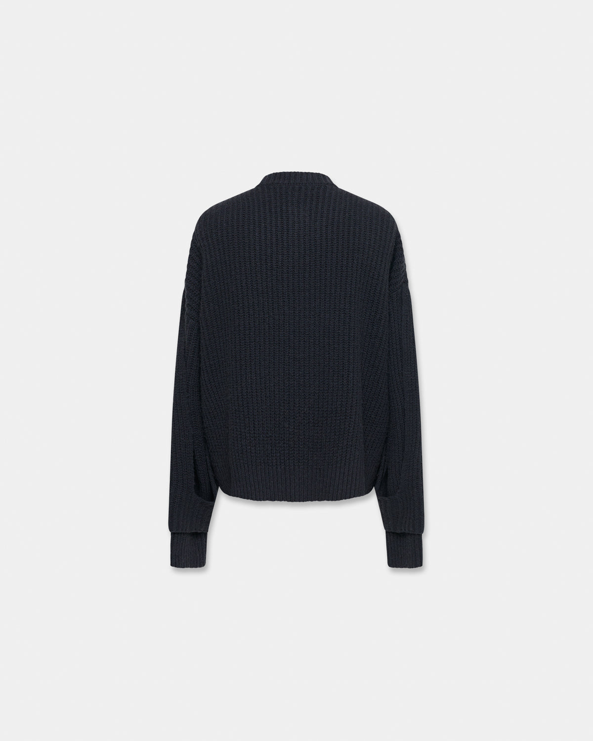 INTERLACED CARDIGAN in black