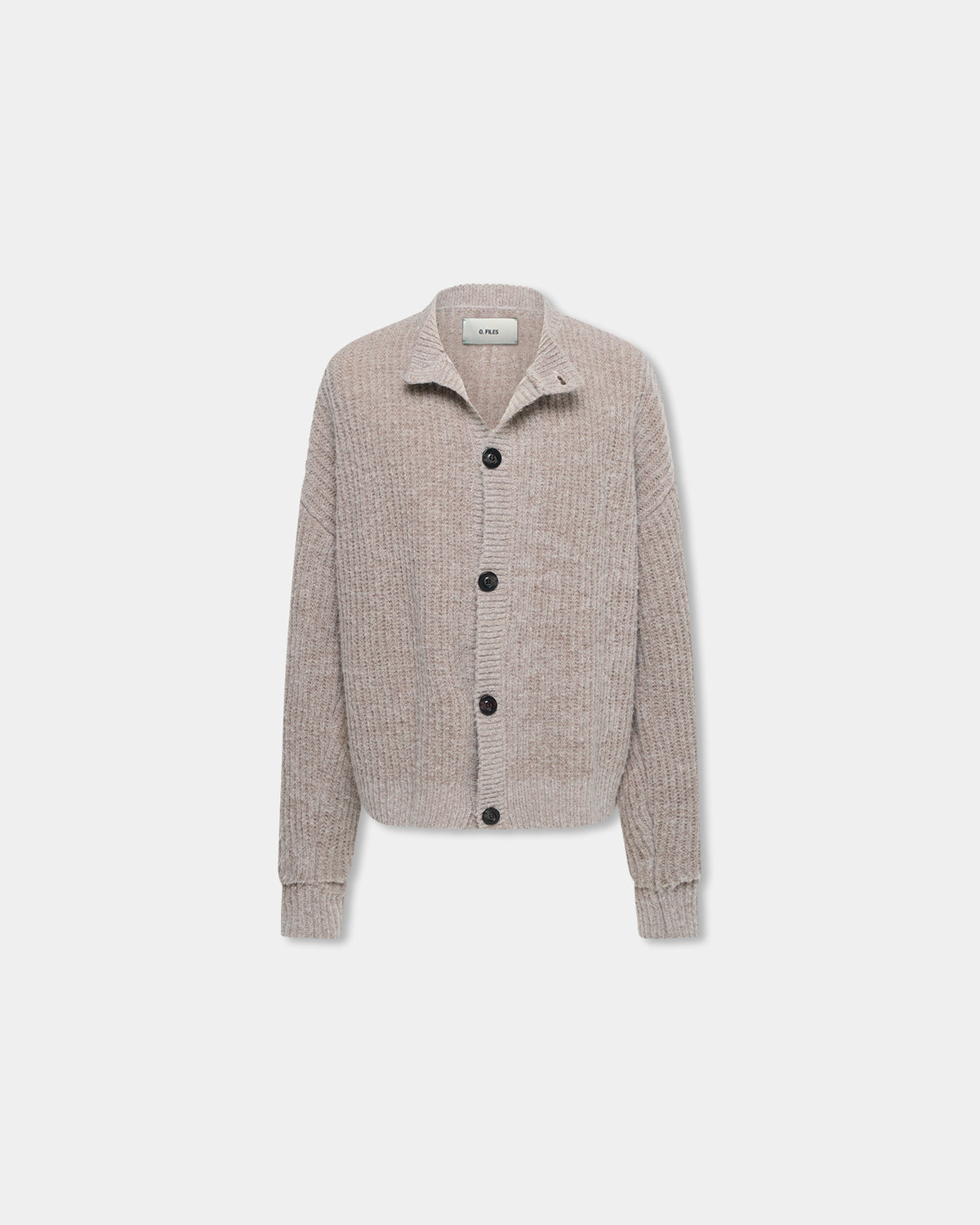 INTERLACED CARDIGAN in oatmeal