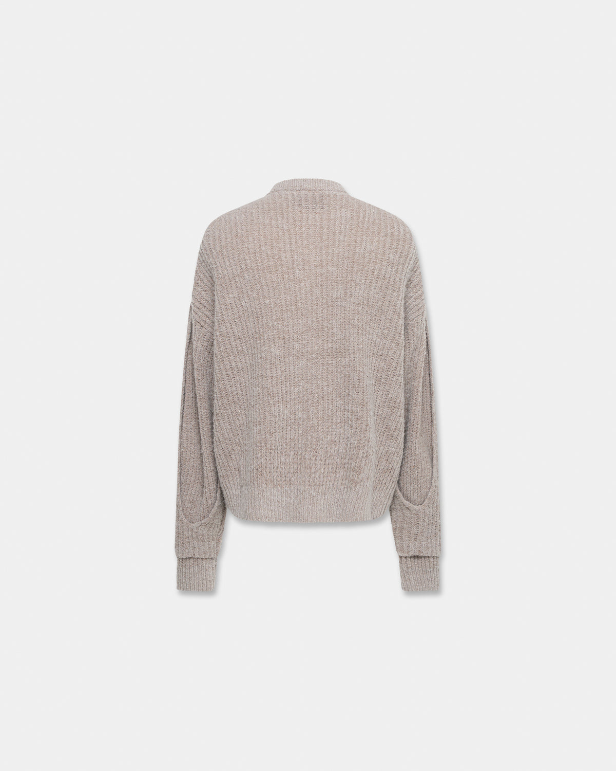INTERLACED CARDIGAN in oatmeal
