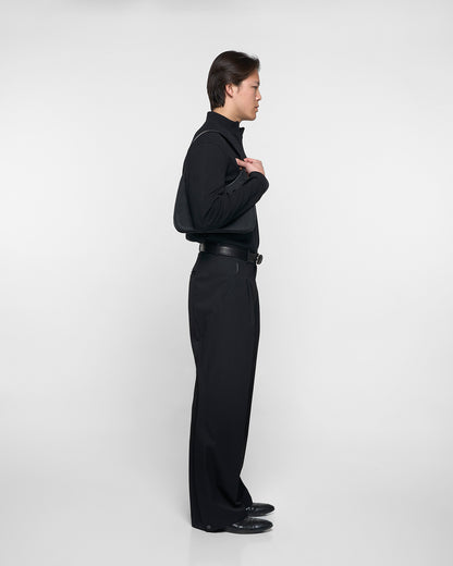 ORIGAMI 2.0 WOOL TROUSERS in black