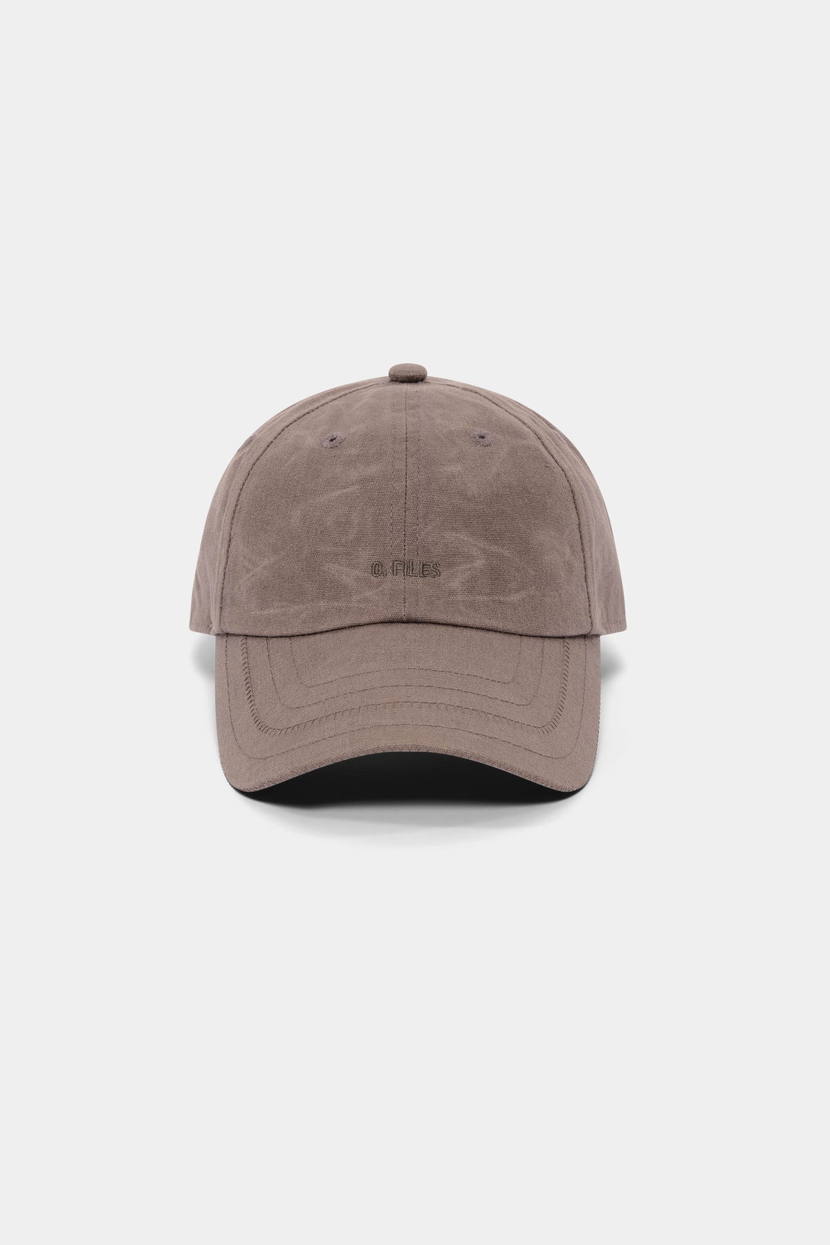 AGED BASEBALL CAP in vintage charcoal