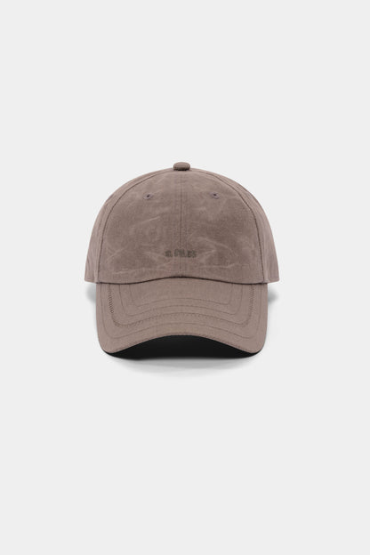 AGED BASEBALL CAP in vintage charcoal