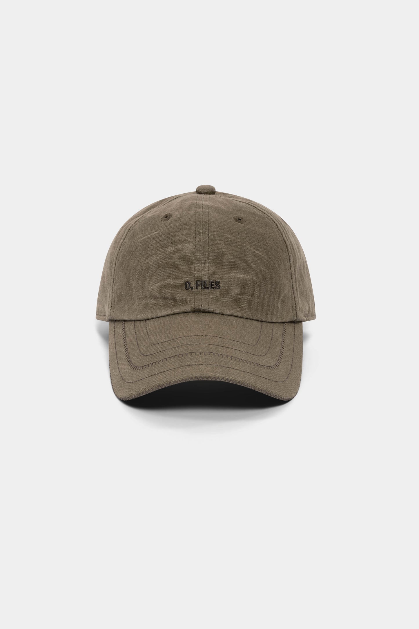 AGED BASEBALL CAP in military green