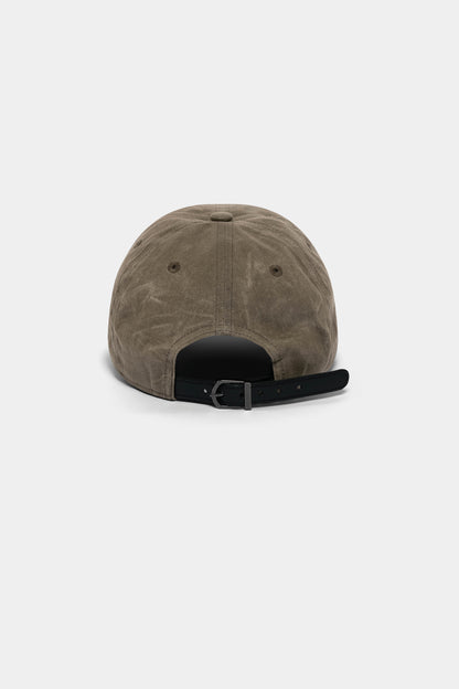 AGED BASEBALL CAP in military green