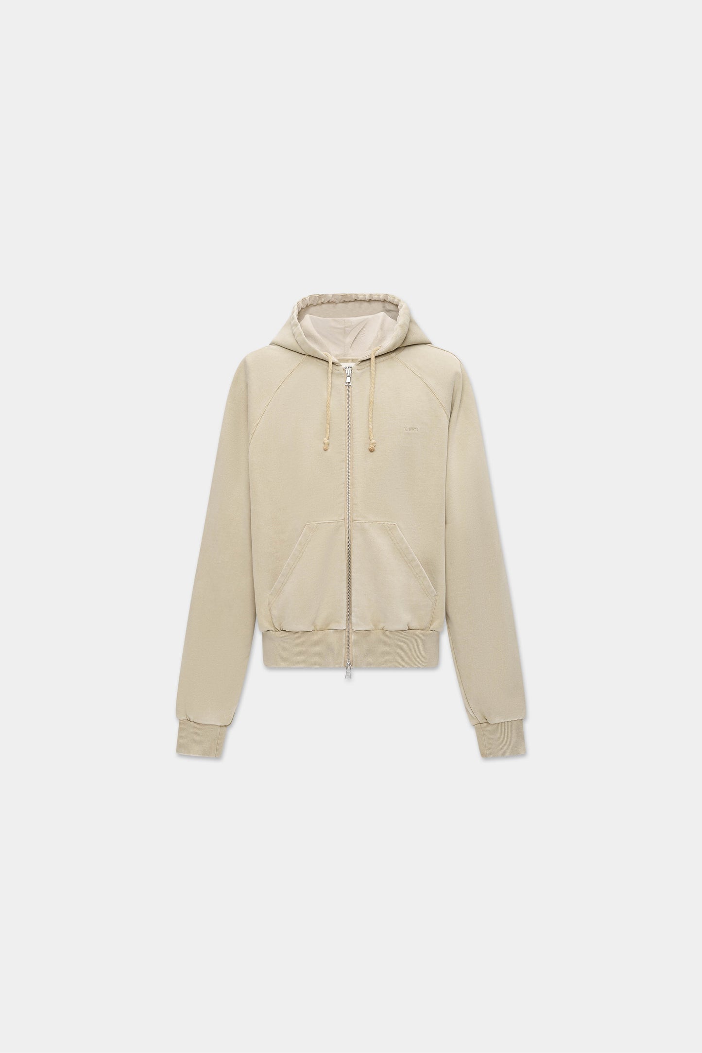 RAGLAN ZIP HOODIE in mojave