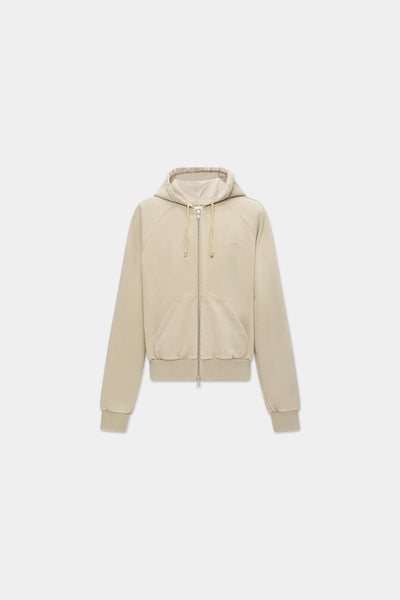 RAGLAN ZIP HOODIE in mojave – O. FILES