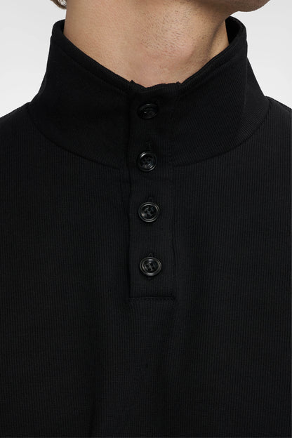 HENLEY LONG SLEEVE in black