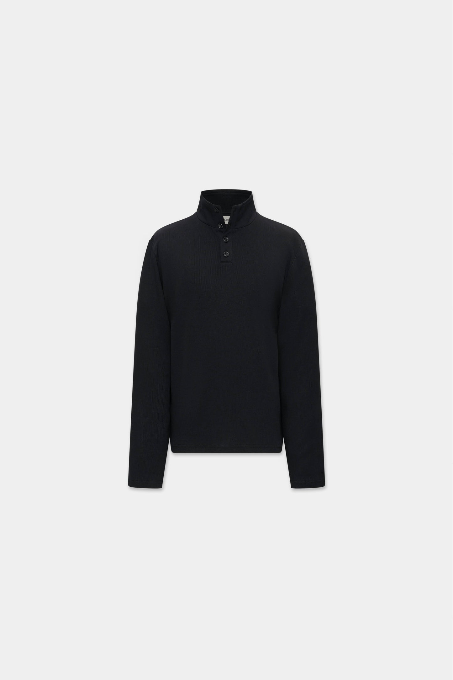 HENLEY LONG SLEEVE in black