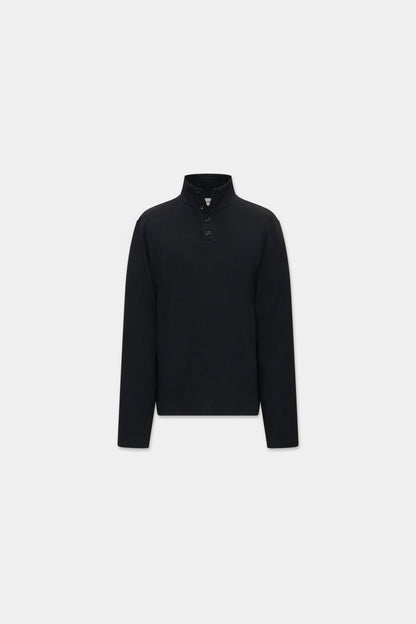 HENLEY LONG SLEEVE in black