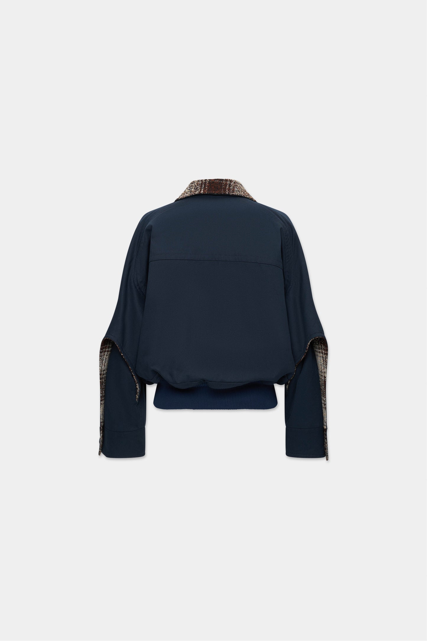 REVERSIBLE BLOUSON JACKET in midnight/checker