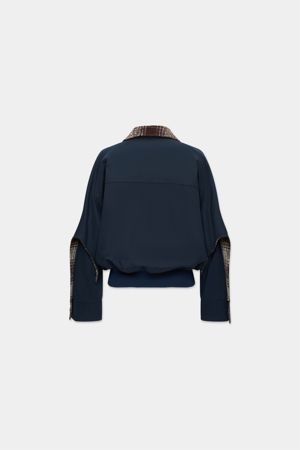 REVERSIBLE BLOUSON JACKET in midnight/checker