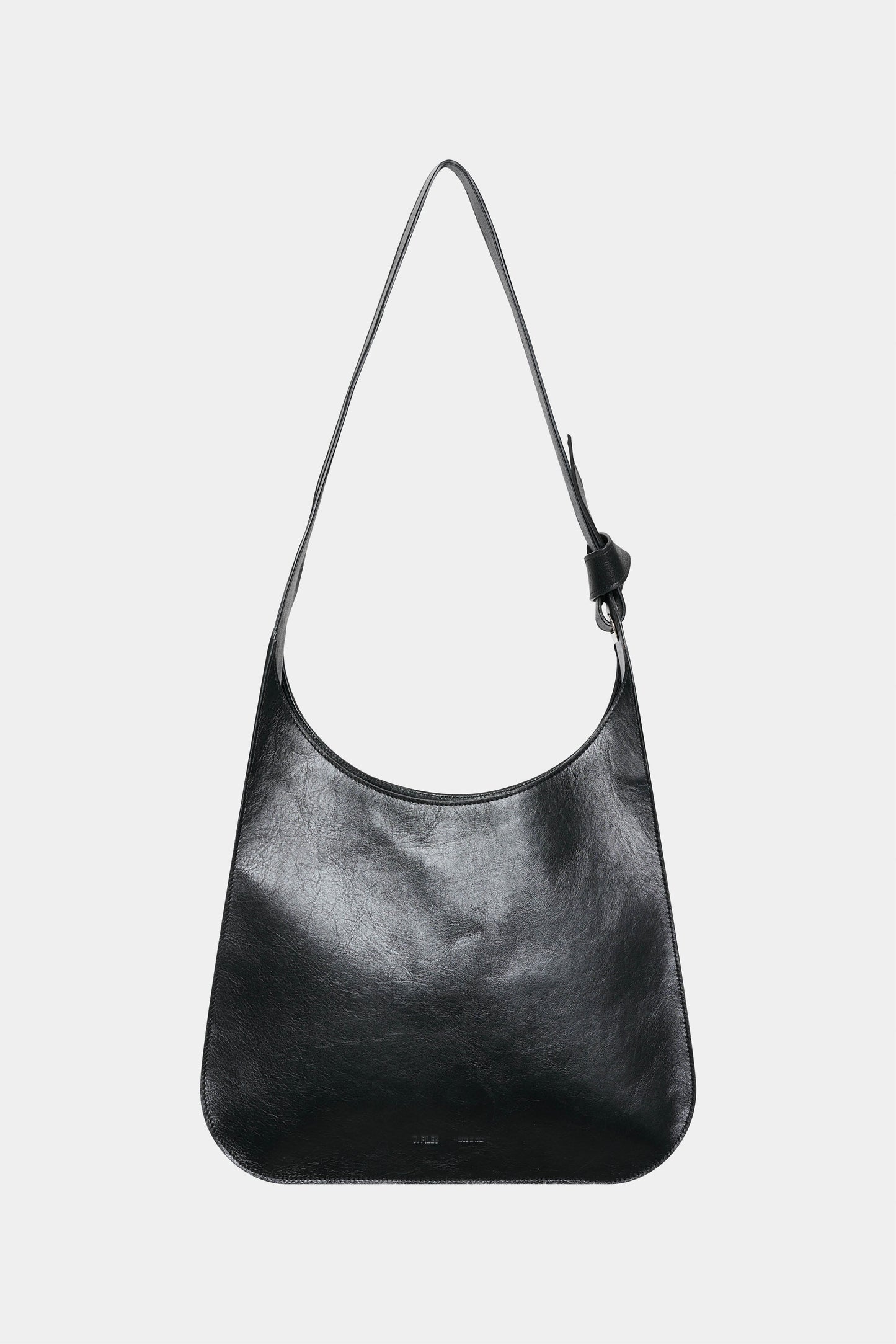 ORIGAMI LEATHER BAG in black