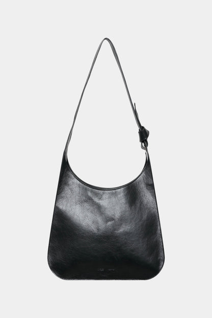 ORIGAMI LEATHER BAG in black
