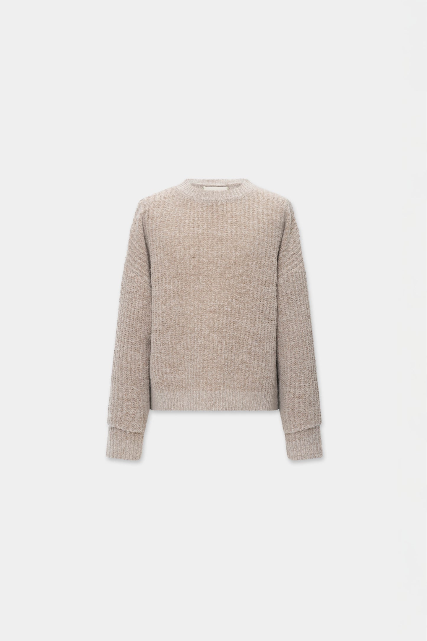 INTERLACED SWEATER in oatmeal