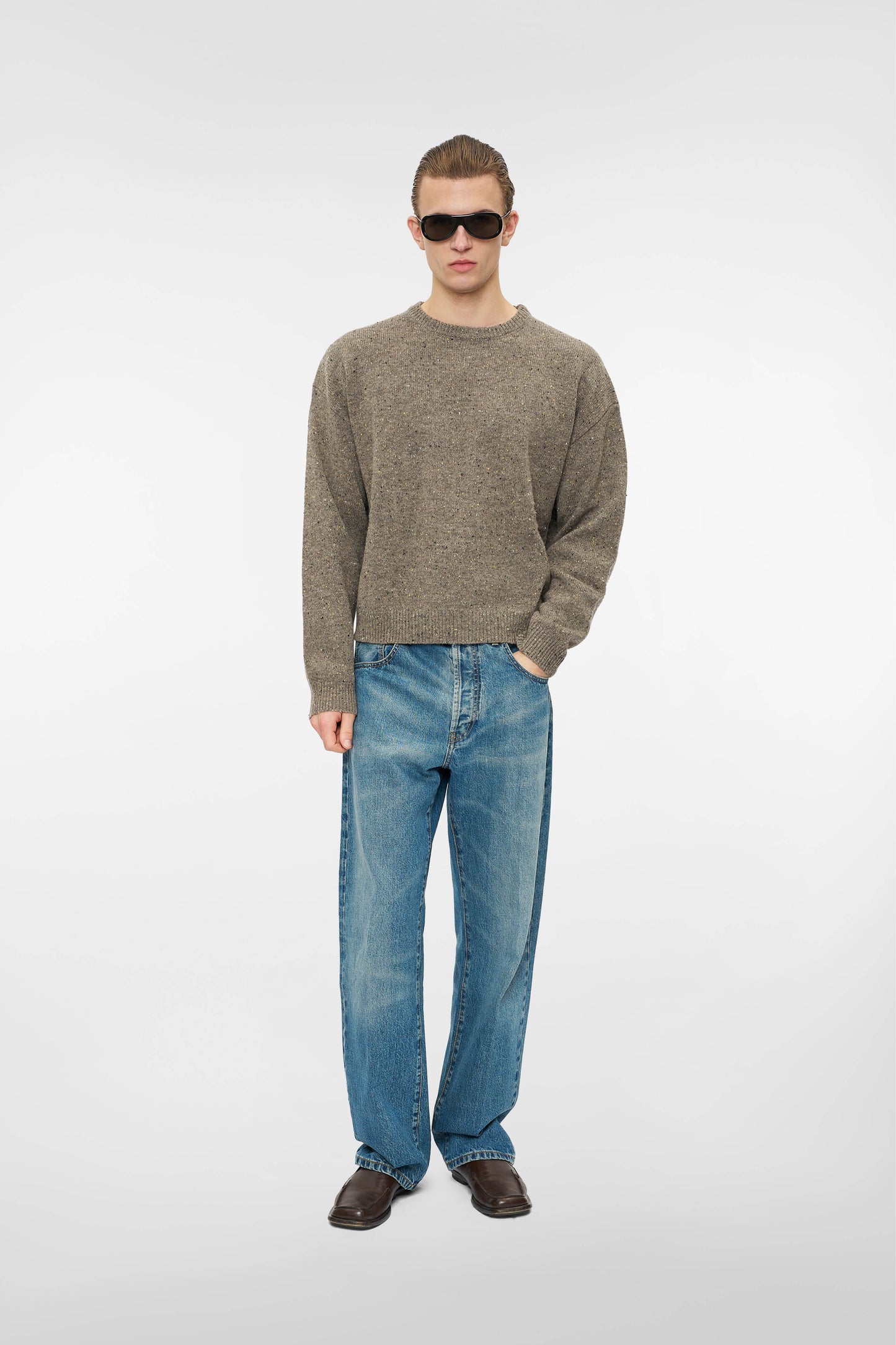 DRAPE KNIT in sahara mélange