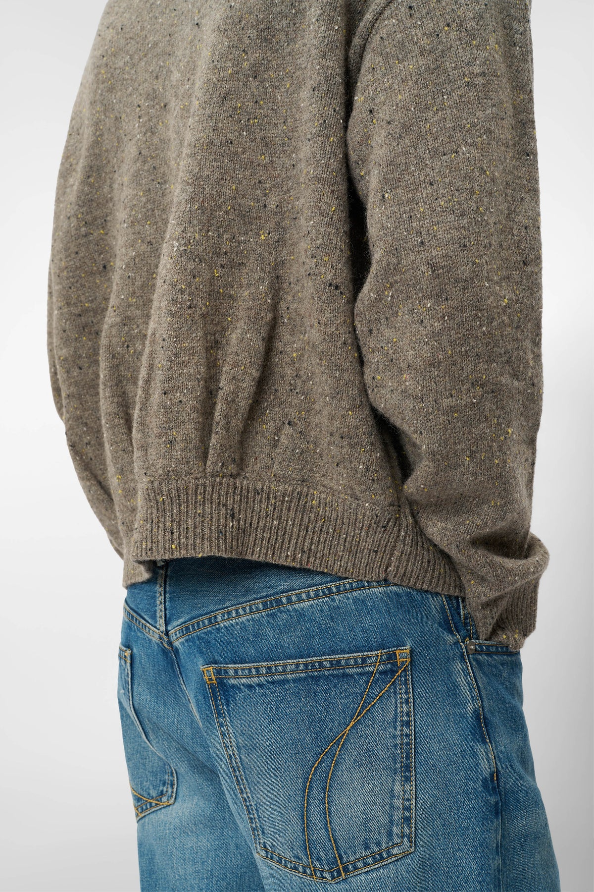 DRAPE KNIT in sahara mélange