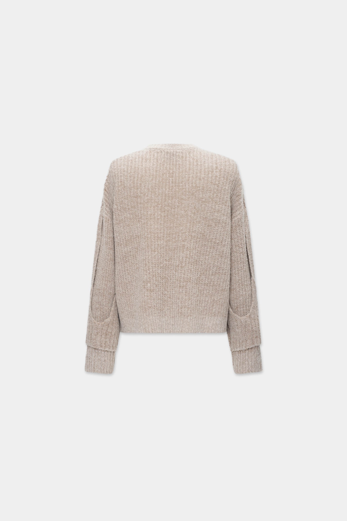 INTERLACED SWEATER in oatmeal