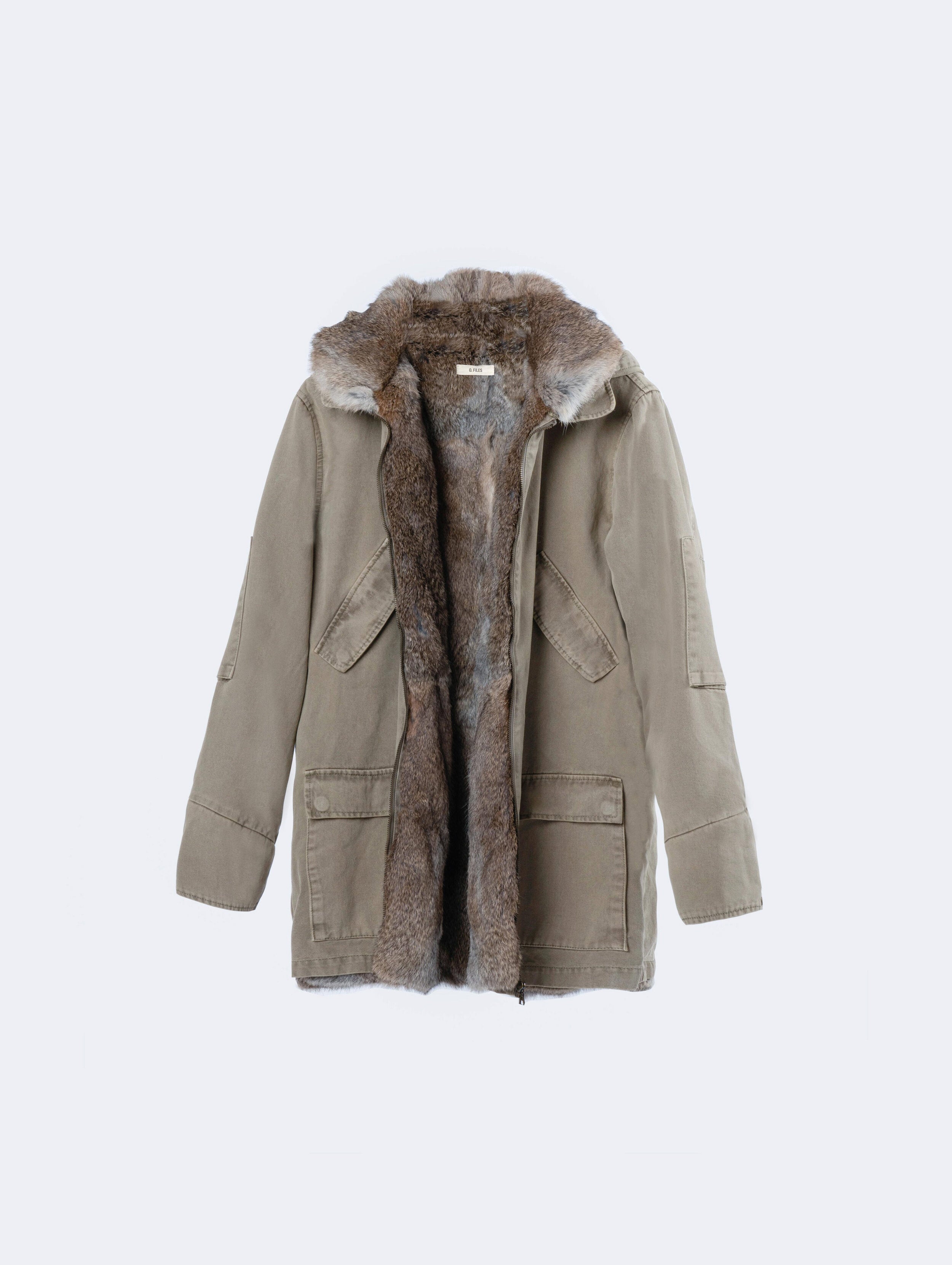 Military fur parka best sale