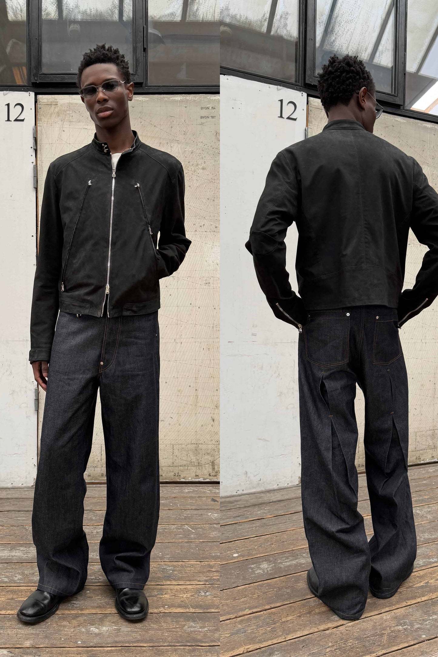 JAPANESE TULIP RAW DENIM JEANS in indigo
