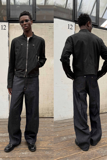 JAPANESE TULIP RAW DENIM JEANS in indigo